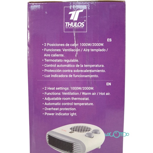 TERMOVENTILADOR THULOS TH-FH12 1000/2000W