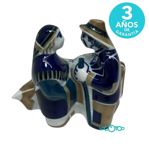 CERÁMICA SARGADELOS LABRADORES CON VACA