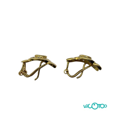 PENDIENTES ORO 18K CON PIEDRAS