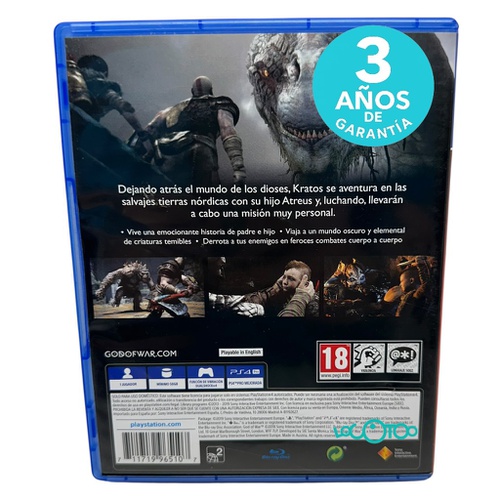 Videojuego SONY PS4 GOD OF WAR PS4