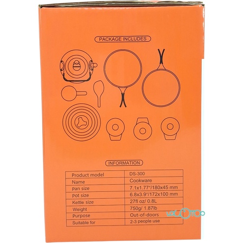 SET COCINA CAMPING OVERMONT DS-300