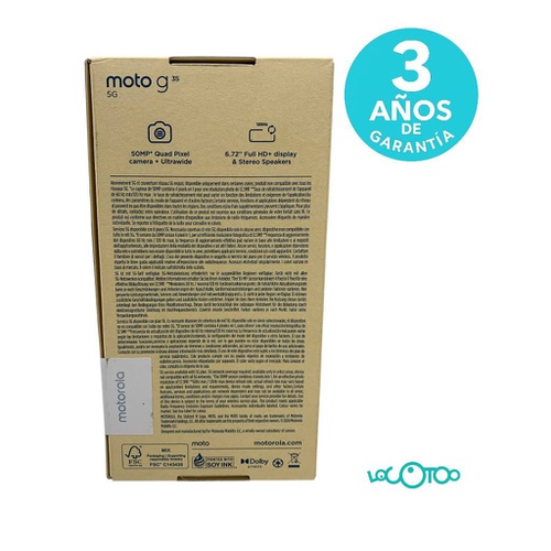 Smartphone MOTOROLA MOTO G35 6,72 '' 4 GB 1