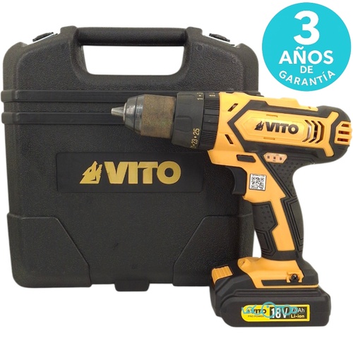 TALADRO A BATERÍA VITO VIBSFL18 