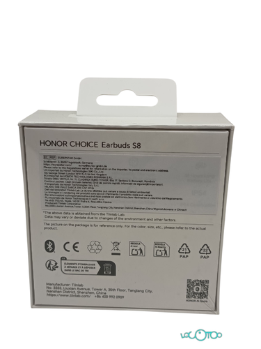 Auricular HONOR CHOICE EARBUDS S8 In Ear Ma