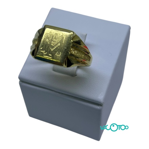 Anillo oro 18K con grabación 