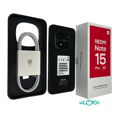REDMI NOTE 15 PRO 5G 256GB NEGRO