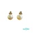 PENDIENTES ORO 18K CON PIEDRAS