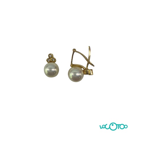 PENDIENTES ORO 18K CON PIEDRAS