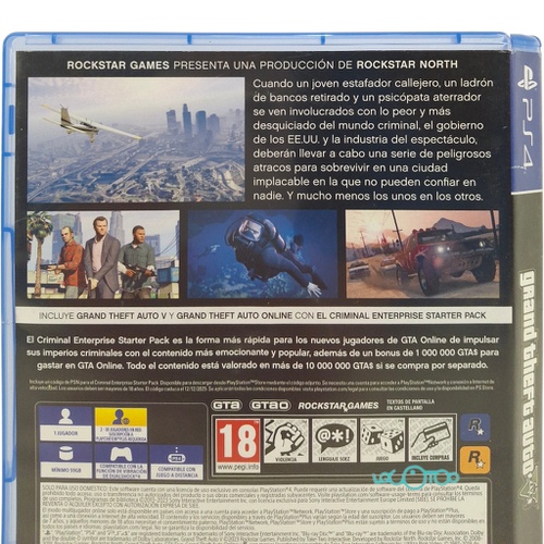 GRAND THEFT AUTO V SONY PS4
