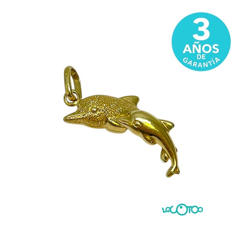 Colgante Delfín Oro 18K 1,60g 23mm