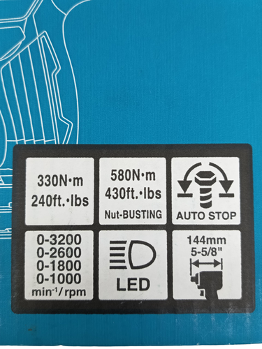 Atornillador Batería MAKITA DTW300 18 V