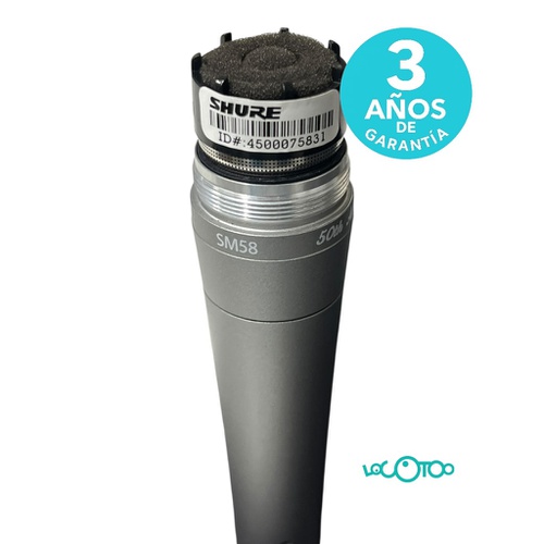 Micrófono SHURE SM58 50TH ANNIVERSARY EDITI
