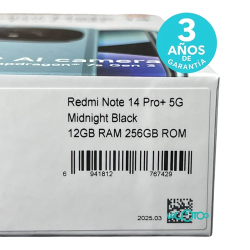 Smartphone XIAOMI REDMI NOTE 14 PRO+ 5G Lib