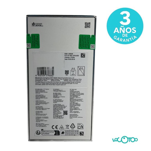 Smartphone OPPO RENO 14 F 5G 6.5 8 GB 256 G