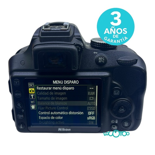 NIKON D3300 + 18-55MM 