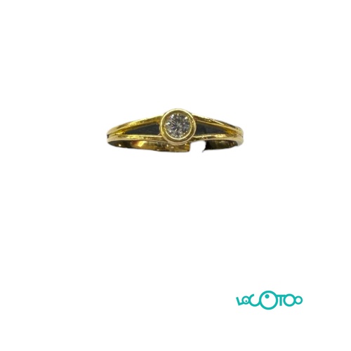 ANILLO no ORO 18K CON PIEDRAS