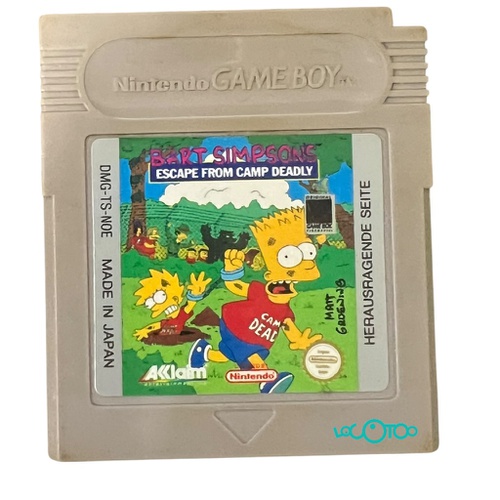 Videojuego NINTENDO GAMEBOY BART SIMPSONS E