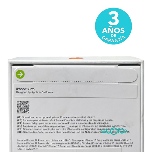 Smartphone APPLE IPHONE 17 PRO Libre 6,3 ''