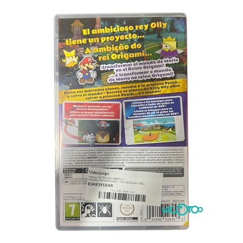 Videojuego NINTENDO SWITCH PAPER MARIO: THE