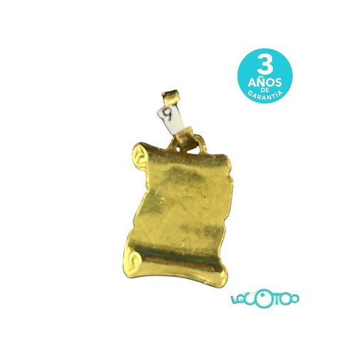 Colgante Oro pergamino jesus