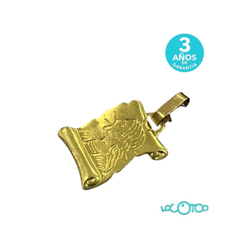 Colgante Oro pergamino jesus