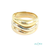 ANILLO ORO 18K TRES OROS (BLANCO, AMARILLO 
