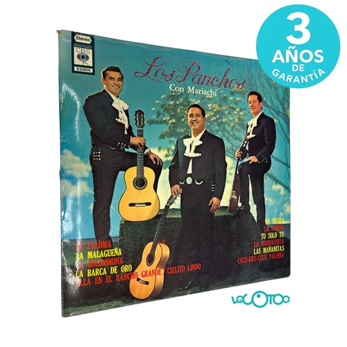 VINILO LOS PANCHOS CON MARIACHI CBS S52605