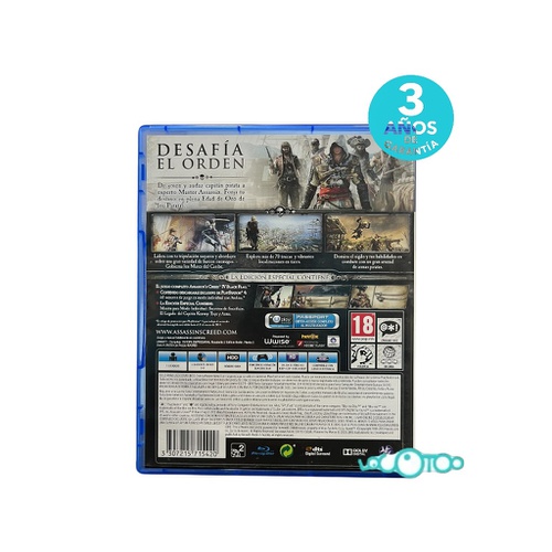 Videojuego SONY PS4 ASSASSIN'S CREED IV BLA
