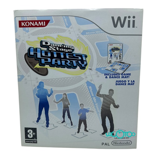 NINTENDO WII DANCING STAGE HOTTEST PARTY + 