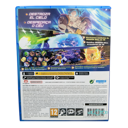 DRAGON BALL SPARKING ZERO SONY PS5 
