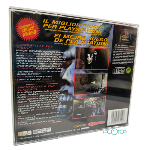 Videojuego PS1 PLAYSTATION 1 RESIDENT EVIL 