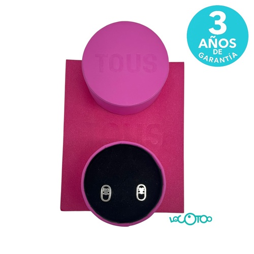 PENDIENTES OSO TOUS PLATA