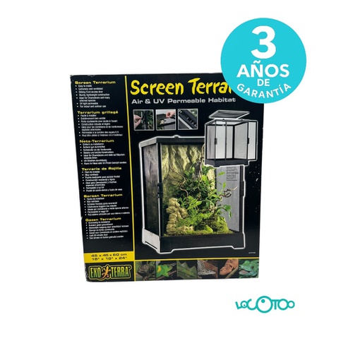 Terrario EXO TERRA SCREEN TERRARIUM 45*45*6