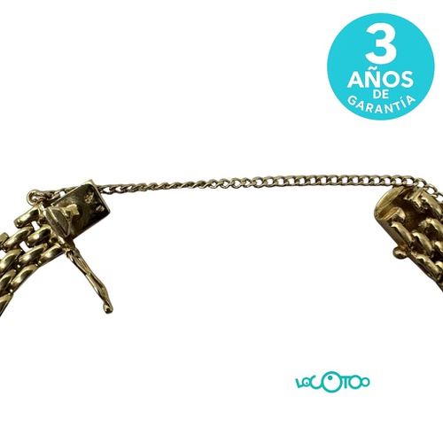 Pulsera Oro Cierre Caja 17 cm