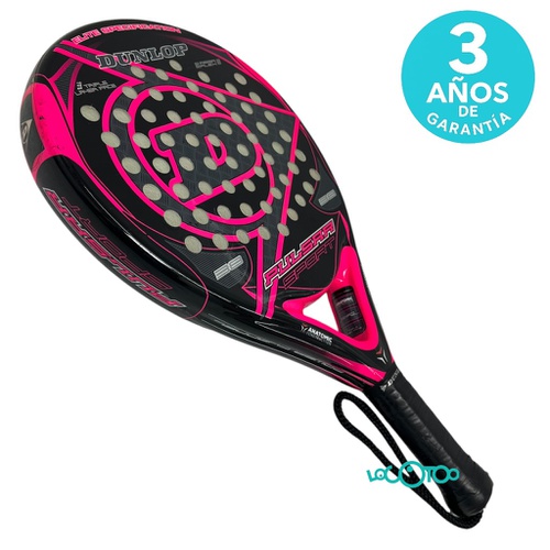 PALA PÁDEL DUNLOP PULSAR SPORT NEGRA/ROSA