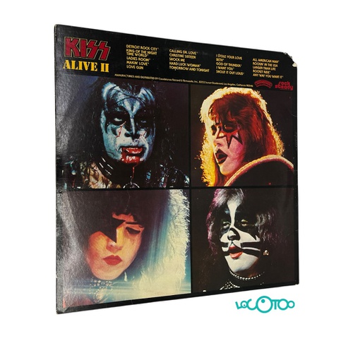 VINILO KISS ALIVE II HARD ROCK
