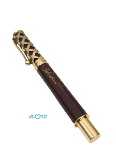 Plumas GRANATE Y DORADA