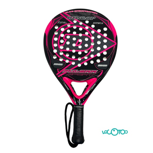 PALA PÁDEL DUNLOP PULSAR SPORT NEGRA/ROSA