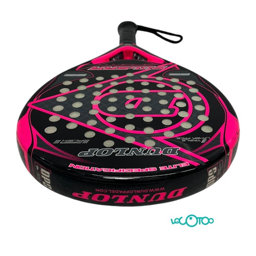 PALA PÁDEL DUNLOP PULSAR SPORT NEGRA/ROSA