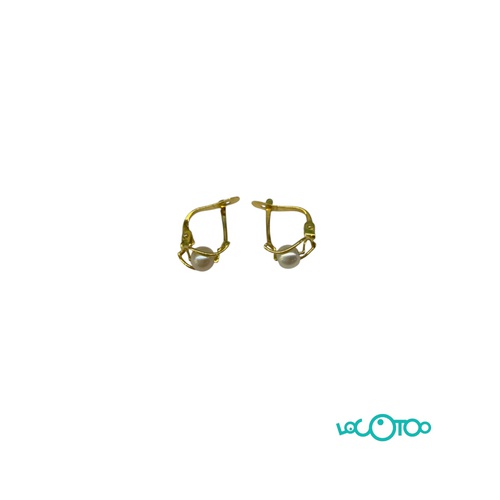 PENDIENTES ORO 18K CON PERLAS 