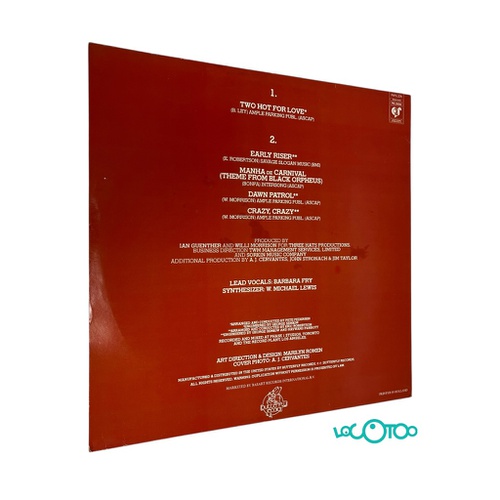 VINILO THP ORCHESTRA TWO HOT FOR LOVE!