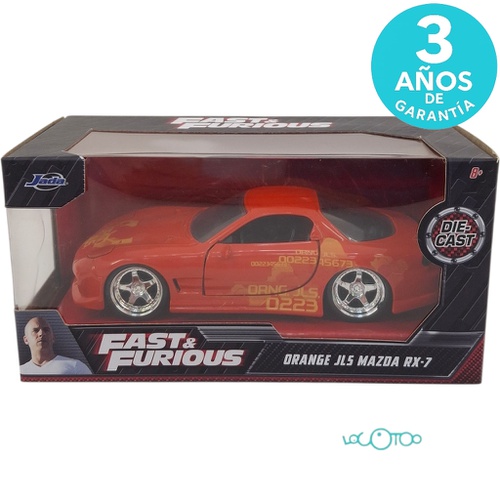 COCHE JADA FAST & FURIOUS ORANGE JLS MAZDA 