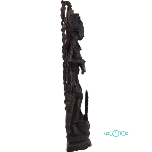 FIGURA SARASVATI DE MADERA