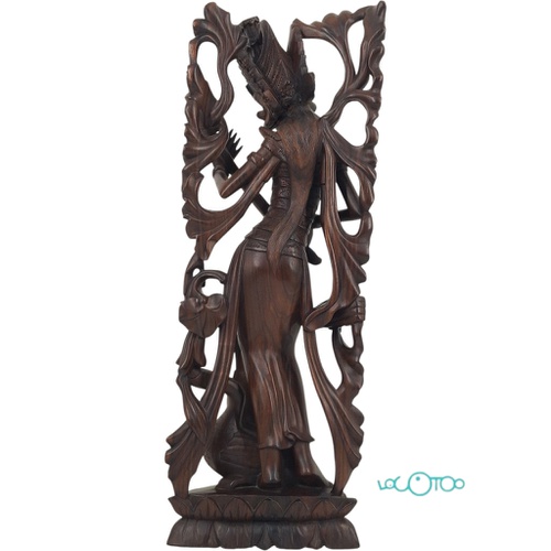 FIGURA SARASVATI DE MADERA