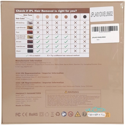 FOTODEPILADORA IPL HAIR REMOVAL DEVICE