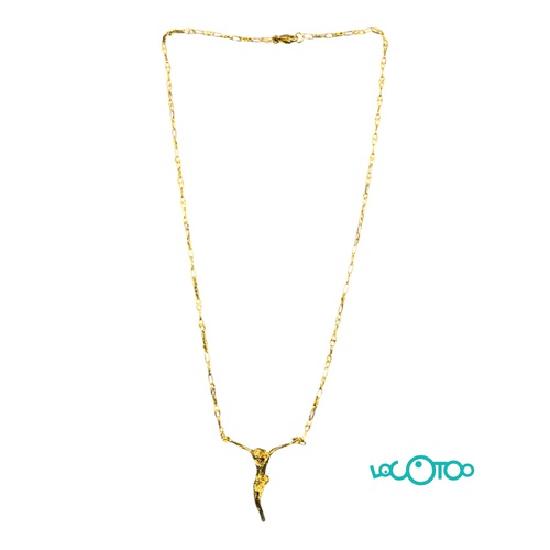 Collar oro 18K con cristo 