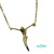 Collar oro 18K con cristo 