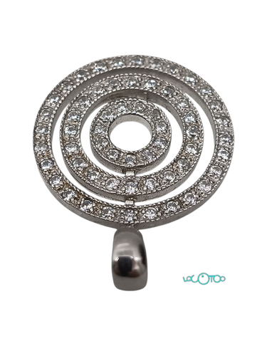 Bisutería COLGANTE PLATA DE CIRCULOS