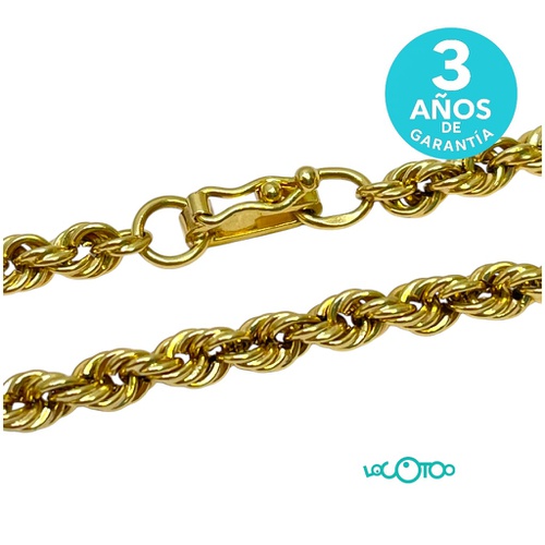 Cadena de oro 18K tipo cordón grueso