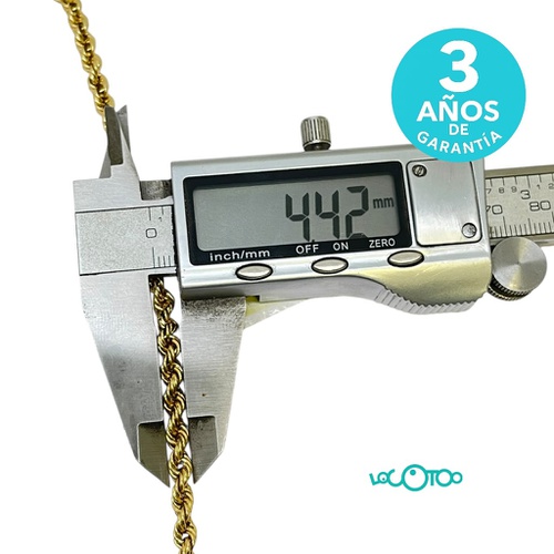 Cadena de oro 18K tipo cordón grueso